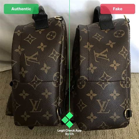 louis vuitton palm springs authentic smaller or bigger than fake|louis vuitton small backpack.